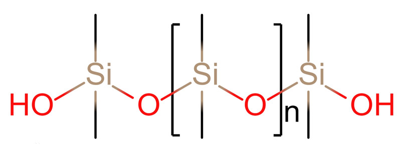 HO-Si(CH3)2O[Si(CH3)2O]nSi(CH3)2-OH